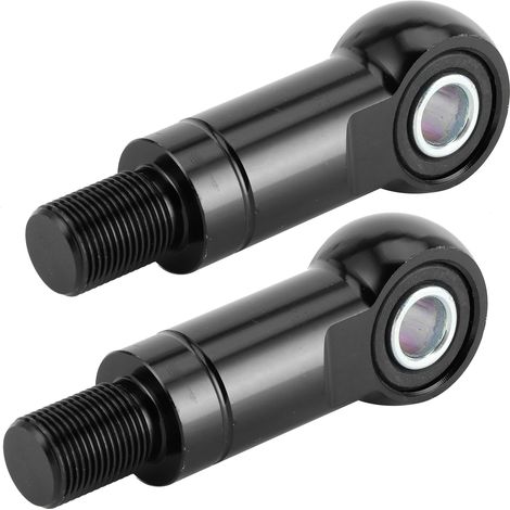 Paar 10mm Loch Luftstoßdämpfer Adapter Dämpferhöhenerhöhung für Motorrad ATVs Offroad (Typ B Schwarz 95mm/3,7in) (1/5)