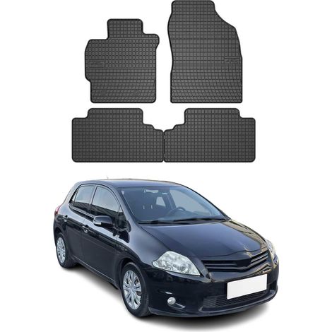 OMAC Tapis de Sol Compatible avec Toyota Auris 2007-2013 Caoutchouc Noir (1/5)