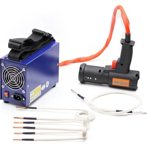 Outil de chauffage par induction Chauffa à Induction magnétique Portable 1500W, Circuit de chauffa à Induction sans flamme, bricola for réparation de voiture, outils de démonta de boulons (1/5)