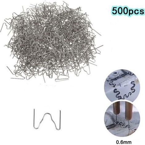 GRAFFETTE PUNTI METALLICI PER PISTOLA SALDATORE PLASTICA 500PZ 0.6MM - OUTSIDE