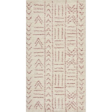 Rug EDIRNE Beige 80 x 150 cm Cotton