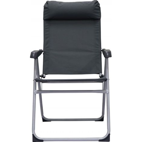 TrendLine Campingstuhl Schwarz Klappbar Klappstuhl Gartenstuhl Anglerstuhl