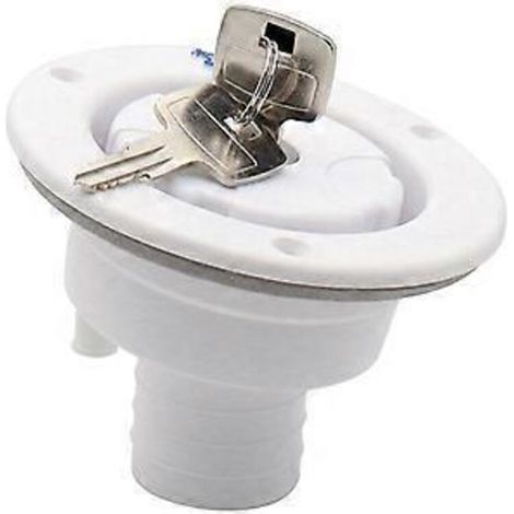 Bouchons de réservoir d'eau pour caravane avec goulotte de remplissage verrouillable, trappe de remplissage d'eau douce pour camping-car, bouchons de réservoir pour remorque