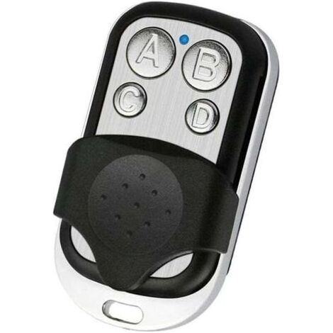 Duplicateur de clé de clonage à 4 canaux, télécommande sans fil 433 MHz, copie de code métallique pour gadgets, portail de voiture, garage (1/4)