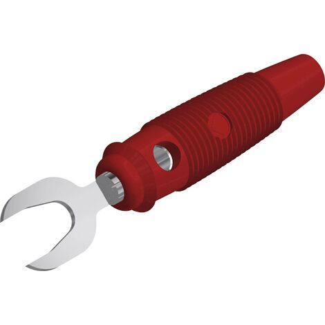 Fiche mâle de laboratoire Hirschmann Test & Measurement KB 3 rt 930585101 mâle, droit rouge 1 pc(s) (1/3)