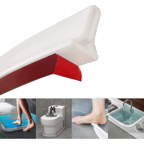 Bande imperméable pliable pour douche, en silicone auto-adhésif (1/4)