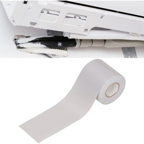 6 cm breites PVC-Band zum Schutz von Rohren und Kabeln – 5 Stück, Grau – Auslaufsicher (1/5)