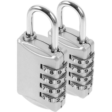 à cadenas à combinaison lot de 2 cadenas à combinaison