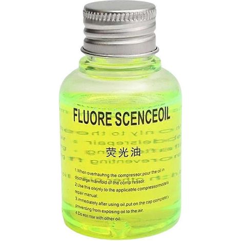 1 flacon de 60 ml de colorant UV fluorescent universel pour détecteur de fuites d'huile. (1/5)