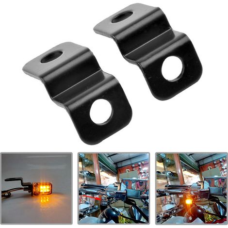 Lenkerhalterung für Motorrad, E-Bike oder Retro-Motorrad, Mini-Blinker, Kurvenlicht (1/5)