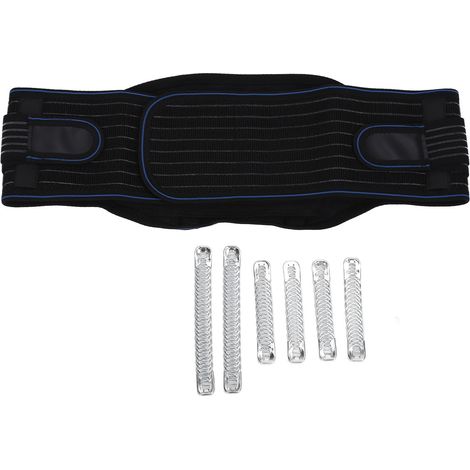 Ceinture lombaire ajustable avec double renfort et 6 ressorts - Idéale pour le cyclisme et l'entraînement (1/5)