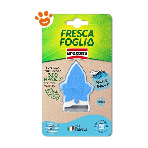 Profumatore auto Arexons 1877 FRESCA FOGLIA Azzurro