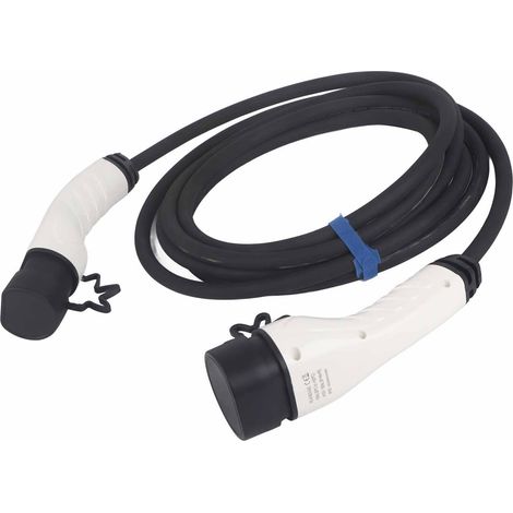 415-V-Ladekabel Typ 2 auf Typ 2 für Elektrofahrzeuge, 5 m, IEC 62196-2-Drehstromstecker, kompatibel mit Tesla, robustes Ersatzladegerät (1/5)