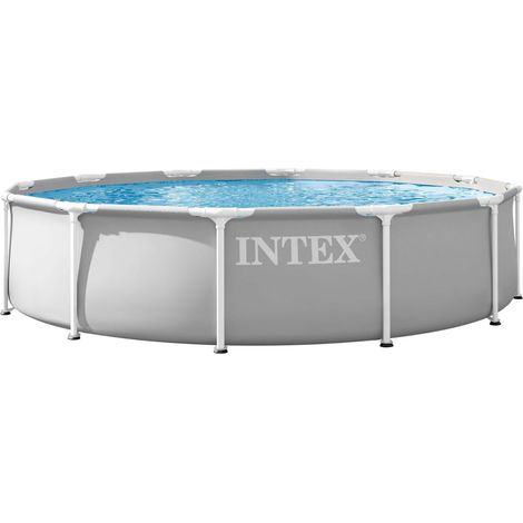 Intex 26712GS Prism Frame Piscine 3,66 m x 76 cm (Pompe de Filtration Incluse)