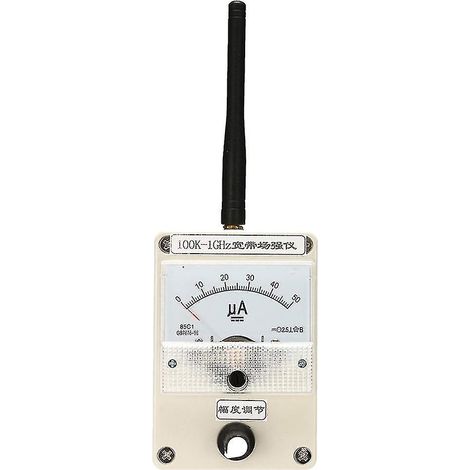 Mesureur de puissance de champ RF à large bande 100 kHz - 1 GHz, compatible avec les antennes de talkie-walkie (radiation-dt) (1/5)