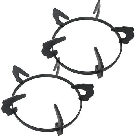 Anneau de Support de Wok de 2 pièces, Anneau de Support de Wok de cuisinière à gaz, Supports de Support de Wok Support de Casserole (1/4)