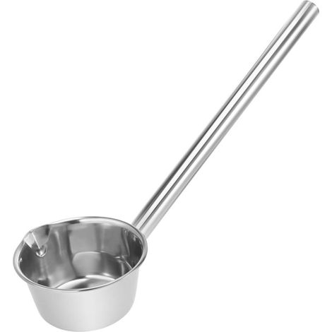 Pelle à eau en acier inoxydable Truelle Cuillère à soupe Cuillère de sauna, louche à eau, poignée de jardin, cuillère à eau, sauna, pelle, cuisine, salle de bain, ustensiles de salle de bain (1/5)