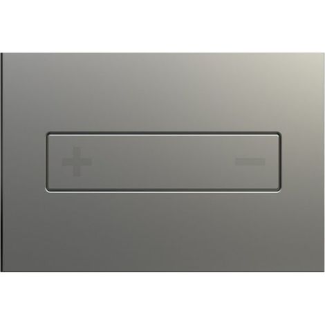 Plaque de commande 3/6L Océania mécanique double débit - inox brossé - Regiplast (1/2)