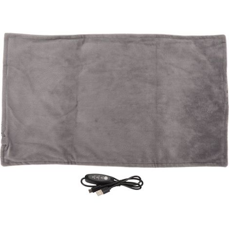 Couverture chauffante de bureau USB / tapis de sieste / tissu peluche chauffant pour bureau, lavable. (1/5)