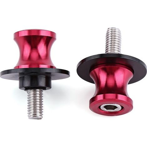 Motorcycle CNC bracket rear arm oscillating coil curseurs arm oscillating coil (6 mm, red)