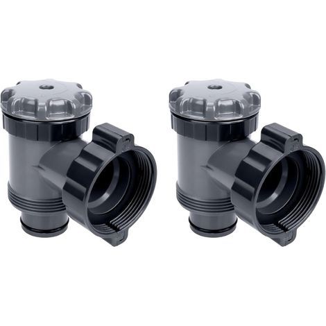 pour Entrée/Sortie pour Compatible avec Coleman,Intex, Bestway,pour Tuyau de 38mm Pouces,Pompe de Filtre de Piscine Hors Sol,Pièces de Rechange de Pompe de Piscine (2 Pièces) (1/5)