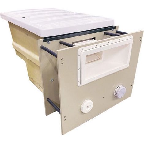 Mur filtrant compact GS8 – Système tout-en-un pour piscine – Pompe 8m³/h – Électrolyseur et régulateur de pH optionnels – Filtrinov (1/2)