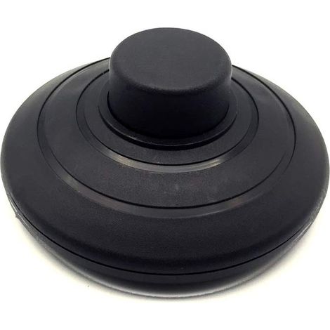 Interrupteur à broche ronde, interrupteur de commande à broche noire, pour lampadaires et lampes de table