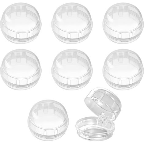 Set di 8 manopole per fornelli a prova di bambino con retro adesivo, non è necessario smontare le manopole, adatte a manopole per fornelli con un diametro massimo di 4,2 cm, resistenti al calore, prot