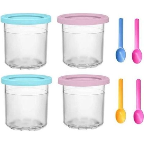 Quarter Cups Ice Cream Maker - 1 Liter - Compatible with Ninja - Blue (1/4)