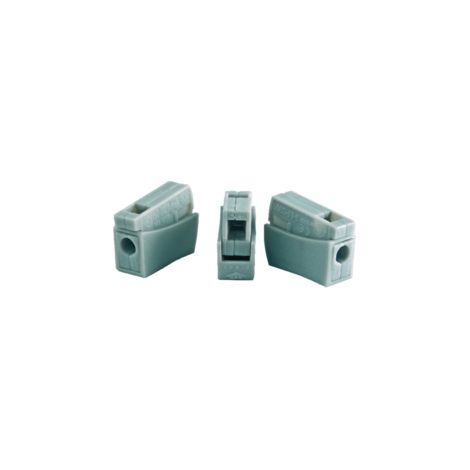 Bizline-300490 Borne de connexion 1 câble flexible/1 câble rigide grise (x 100)