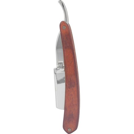 Porte-lame de rasoir à barbe pour homme, support manuel en acier inoxydable, rangement portable à domicile (1/5)
