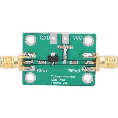 Module amplificateur de puissance RF, carte électronique ultra-large bande, 5 MHz–6 GHz, gain 20 dB (1/4)