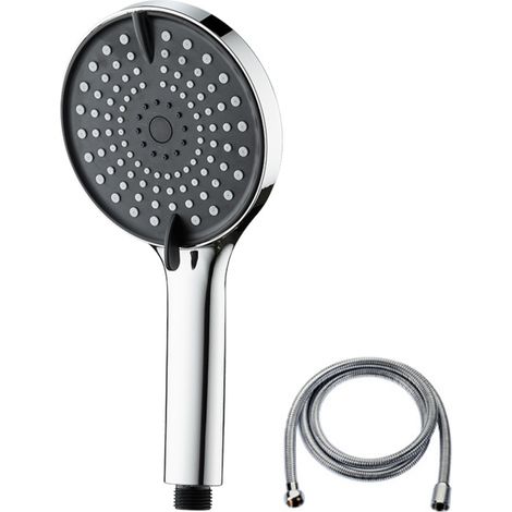 Shower Head - High Pressure - 4 Spray Modes - 1.5 M Universal Hose - Water Saving - For Low Water Pressure - 1 Unit (1/5)