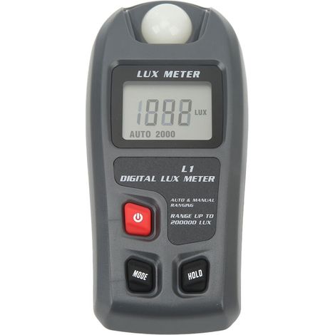 Compteur de lumière numérique, testeur d'éclairement, luxmètre, illuminomètre, arrêt automatique, écran LCD (1/5)