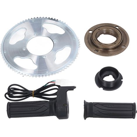 Manette d'accélérateur rotative 54mm pour vélo route, adaptateur pignon 80T 25H, poignées vélo, connecteur de roue libre (1/5)