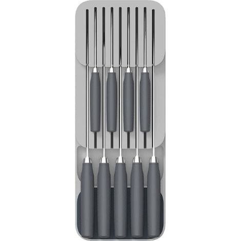 Porte-couteaux gris l.15 x P.39.8 cm x H.7.5 cm (1/4)