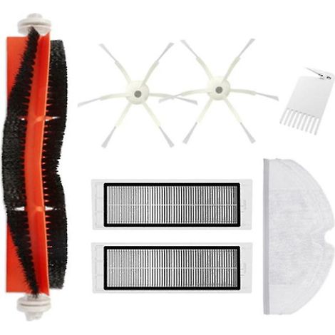 Filter + Seitenbürste + Hauptbürste + Wischtücher für Xiaomi Roborock S50 S51 (1/4)