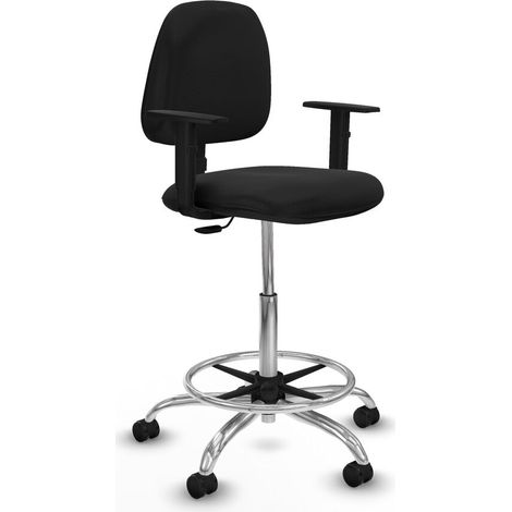 Sedia da Ufficio Piqueras y Crespo B1D05RF Nero Alta (1/5)