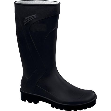 botas de trabajo. pvc. caña alta. negro. agricultura. talla 39 a 46 t/calzado numero 46