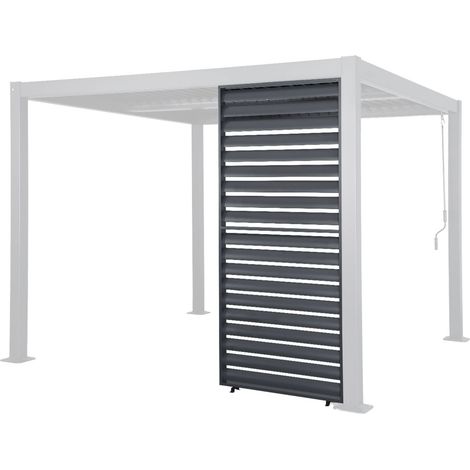 sweeek - Lamellenwand 100cm für Pergola Palace Palace