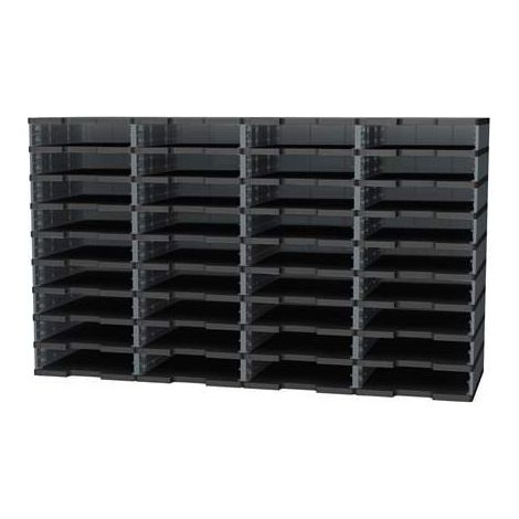 Trieur 36 cases standards Modulodoc Exacompta gris