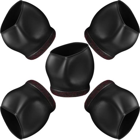 Butées de roulettes pour Chaise de Bureau 5pcs en TPE Protection Sol Antidérapante pour Mobilier de Bureau (1/5)