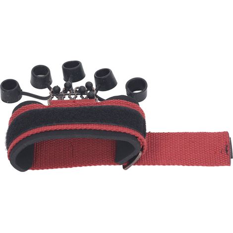 Appareil d'entraînement des doigts qui améliore la flexibilité et la force de la main, avec 5 anneaux interchangeables, 27 kg. (1/5)