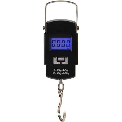 50 kg luggage scale, portable digital fishing scale, luggage scale for fishing, suitcase weighing, travel and home use (1/5)