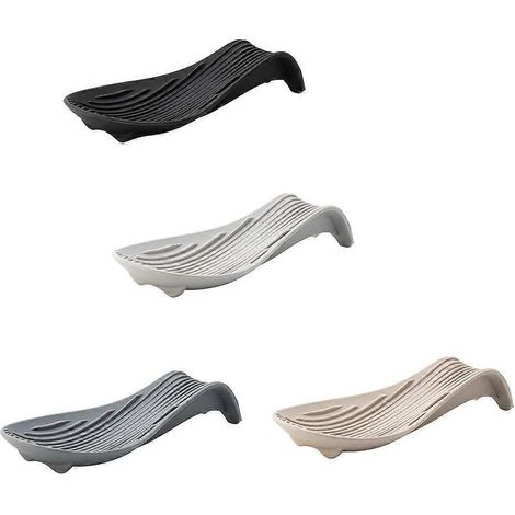 Repose-ustensiles de cuisine en silicone multifonctionnel, organisateur de cuillères de cuisine efficace (1/4)