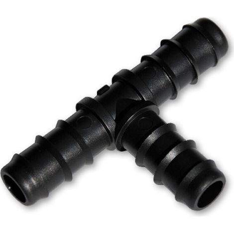 T annelé polypropylène pour tuyau Ø 20 mm (Lot de 10) (1/2)