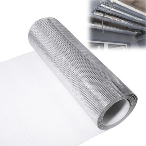 Isolant Thermique – 60x200cm Isolation Thermique, Autocollant Tapis Isolant Résistant aux Hautes Températures, Adapté à l’Isolation, l’Etanchéité & l’Enroulement des Tuyaux