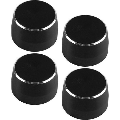 Lot de 4 caches d'interrupteur à cadran en acier pour Mercedes-Benz Smart Fortwo 451 (2009-2014), caches de levier d'essuie-glace décoratifs noirs. (1/5)