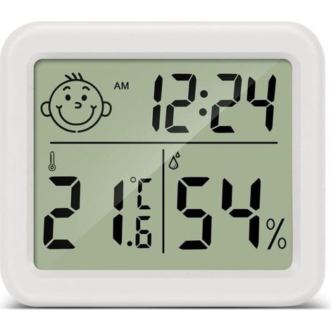 Termometre Home LCD Thermometer Hygrometer Interior Digital Temperature Moisture for Living room warehouses Bedroom of baby Vestiaire (1/5)