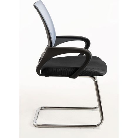 Sillas de escritorio - Silla Confidente Midi - Gris